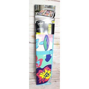 Auto Drive Accordion 63”x28.5” Universal Fit UV Protection Floral Car Sun Shade